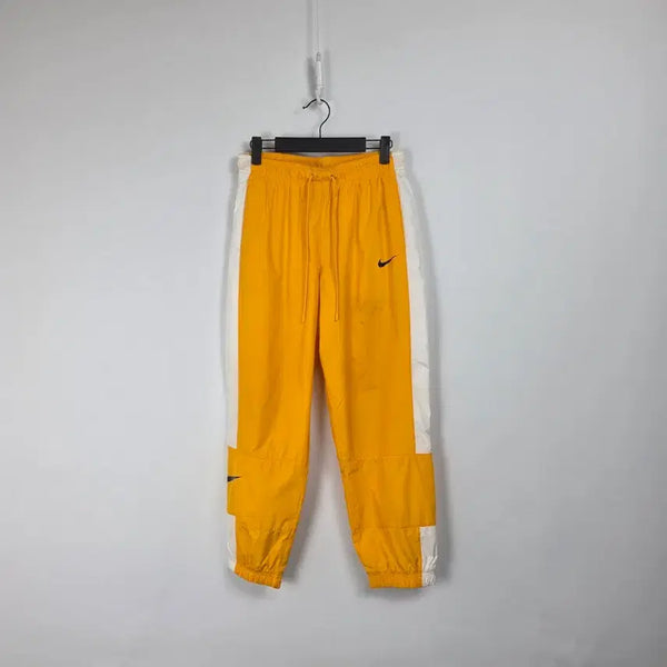 [BUNJANG] Nike Yellow/White Color-Block Training Jogger Pants Women's Size M (28-inch Waist) / 나이키 옐로우/화이트 배색 트레이닝 밴딩 조거팬츠 여 28인치 260803