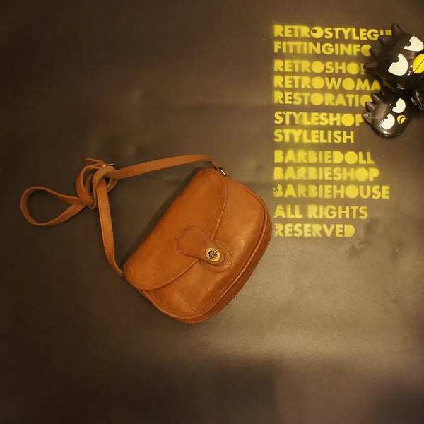 [BUNJANG] Vintage Genuine Leather Crossbody Bag / Q7020 크로스가방 크로스백 가죽백 가죽가방 빈티지가방 남성가방 남자백