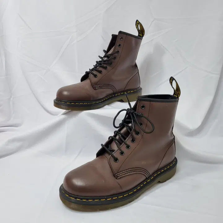 [BUNJANG] Dr. Martens 1460 Smooth Brown Boots UK8/270 / 두하빈티지 UK8/270 닥터마틴 1460 스무스 브라운 부츠