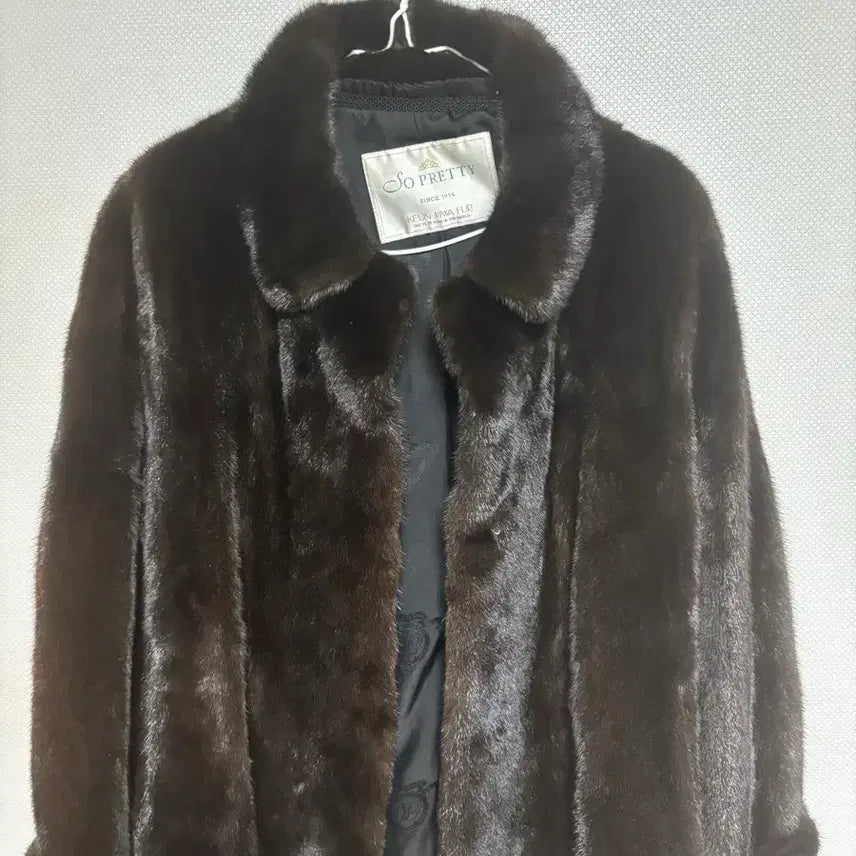 [BUNJANG] Geunhwa Furs Blackglama Mink Jacket / 근화모피 블랙그라마밍크 66