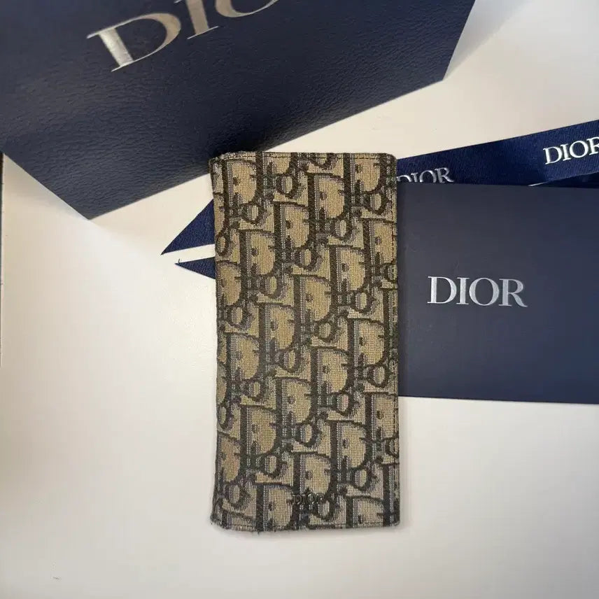 [BUNJANG] Dior Oblique Jacquard Long Wallet / [최저가/상태최고] 디올 오블리크 자카드 장지갑