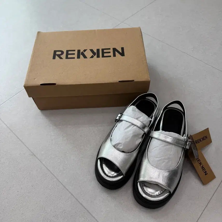 [BUNJANG] Rekken Platform Cushion Sandals (240) / [240] 렉켄 플랫폼 쿠션샌들