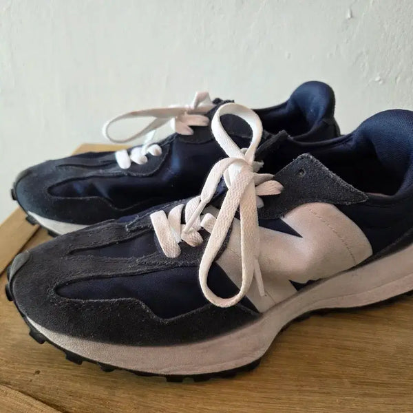 [BUNJANG] New Balance 327 Sneakers (Navy/White), Size 260 / 뉴발란스 운동화 260
