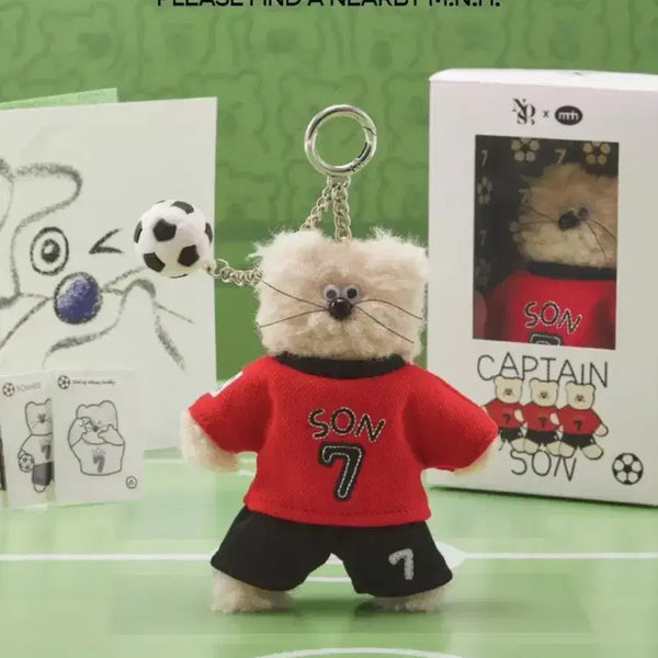 [BUNJANG] NOS7 Son Heung-min Sonhee Keyring & Seal Sticker Set / NOS7 모남희 캡틴 쏜희 키링 씰스티커 세트 손흥민 쏘니