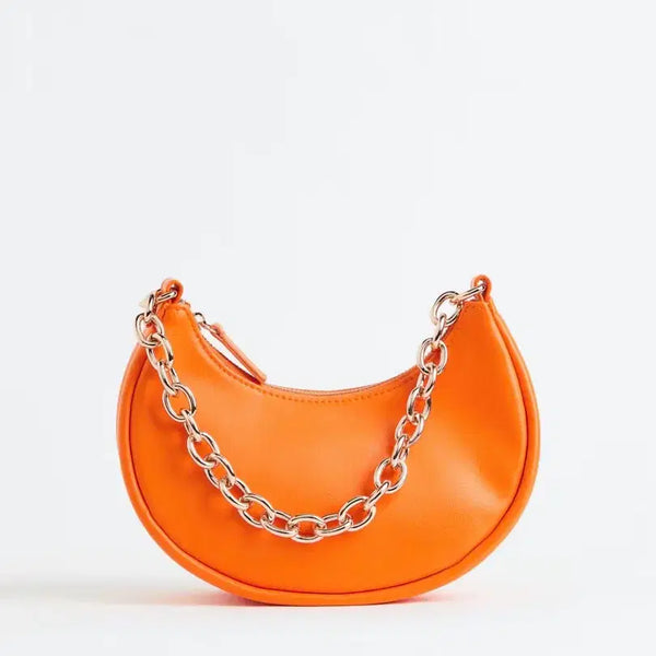 [BUNJANG] H&M Orange Chain Shoulder Bag / H&M 오렌지 체인 숄더백