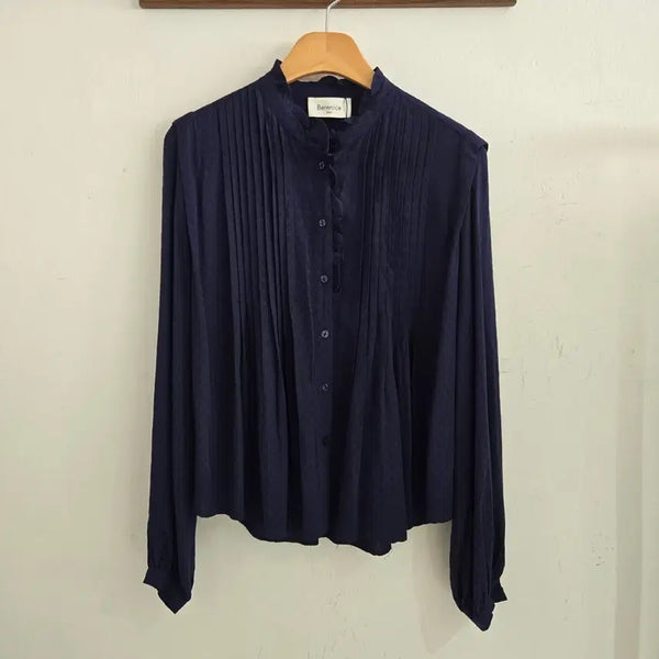 [BUNJANG] Bernis Rayon 100 Blouse Navy / 베르니스 블라우스