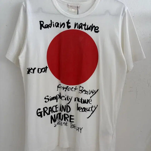 [BUNJANG] Comme des Garçons T-Shirt White L / 꼼데가르송 탑