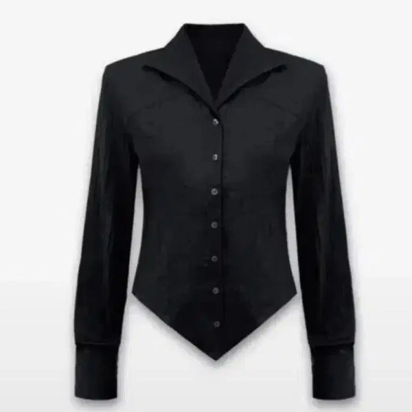 [BUNJANG] 0104 WING DOT Black Patterned Shirt / 0104 공일공사 WING DOT SHIRT 윙 닷 블랙셔츠