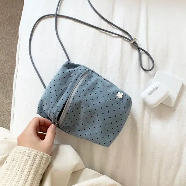 [BUNJANG] CAKE Mini Pocket Bag - Deep Blue Dot / 케이크 mini pocket bag-deep blue dot