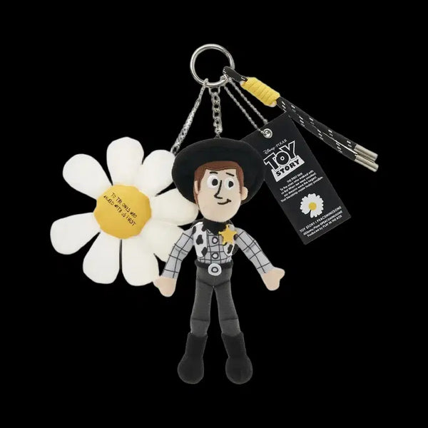 [BUNJANG] Peaceminusone x Toy Story Woody Plush Keychain / 피스마이너스원 x 토이 스토리 더 퍼스트팬 플러시 키링 우디