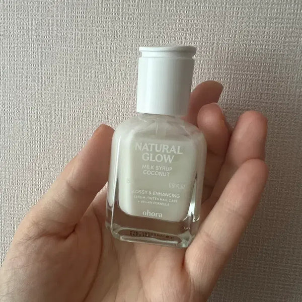 [BUNJANG] Ohhora Natural Glow Milk Syrup Coconut Nail Care / 오호라 네일 네일케어 내추럴 글로우 밀크 시럽 코코넛