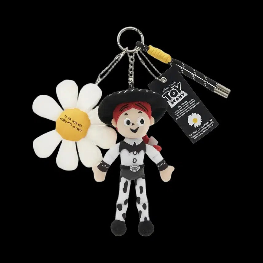 [BUNJANG] PEACEMINUSONE x Toy Story Jessie Daisy Flower Plush Keychain / 피스마이너스원 x 토이 스토리 더 퍼스트팬 플러시 키링 제시