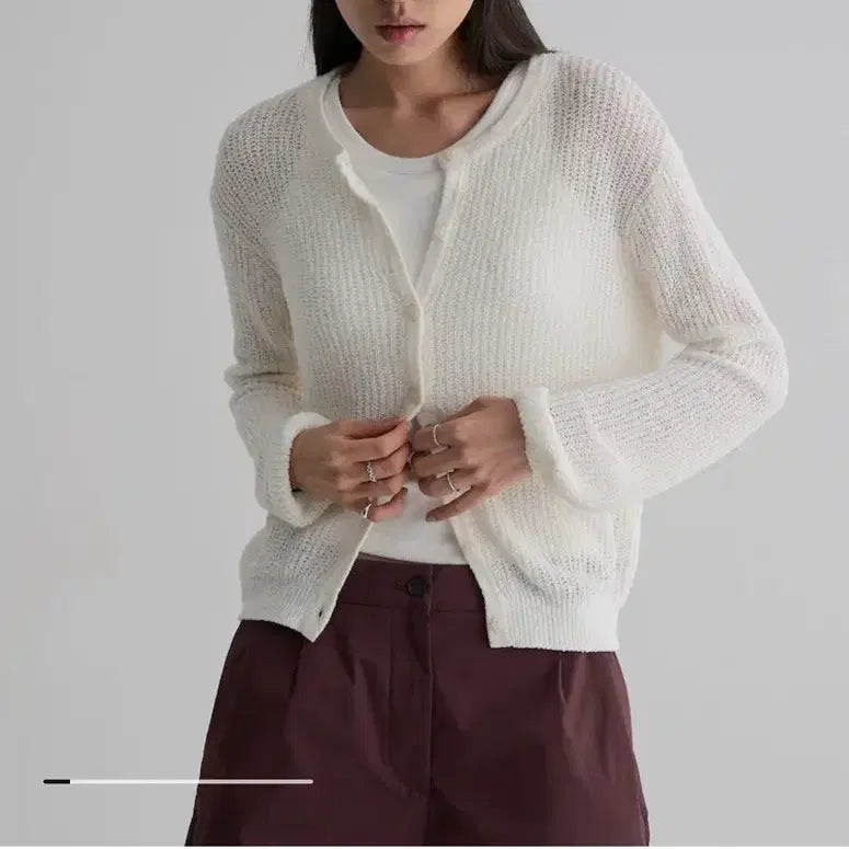 [BUNJANG] 8 Seconds Mesh Cardigan / 에잇세컨즈 메쉬 가디건