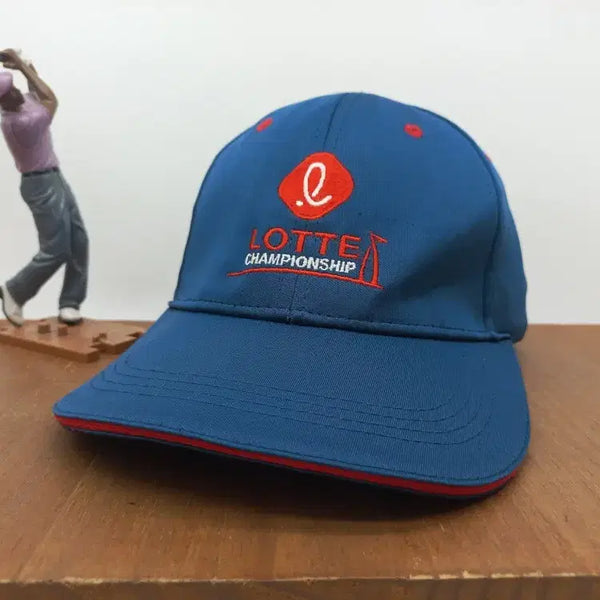 [BUNJANG] LPGA Lotte Championship Official Collaboration Diamond Head Wear Golf Ball Cap Navy / LPGA 롯데 챔피언십 공식 굿즈 다이아몬드헤드웨어 골프 모자 볼캡 네이비