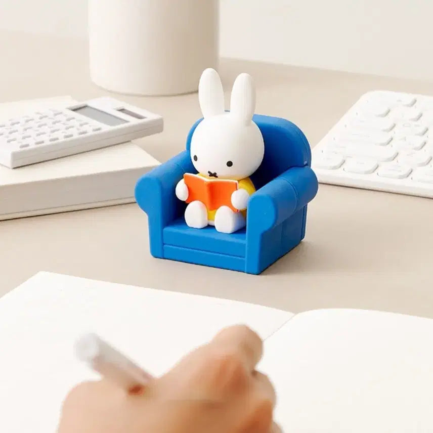 [BUNJANG] Miffy Figure Paperweight (Blue Green, Yes24 Goods) / 미피 피규어 문진 (블루 그린, 예스24 굿즈)