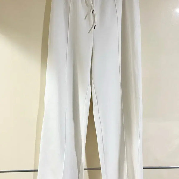 [BUNJANG] H&M Straight Wide Pants White / H&M 에이치엔엠 스트레이트 와이드 팬츠 화이트