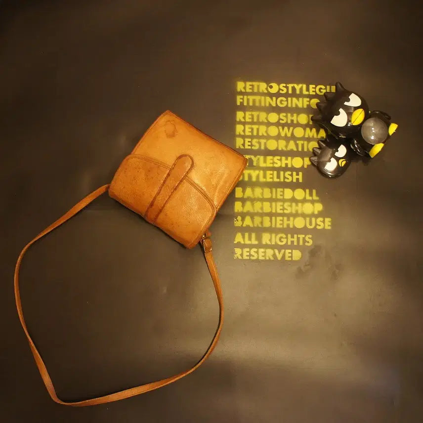 [BUNJANG] Crossbody Leather Bag / Q7026 크로스가방 크로스백 가죽백 가죽가방 빈티지가방 남성가방 남자백