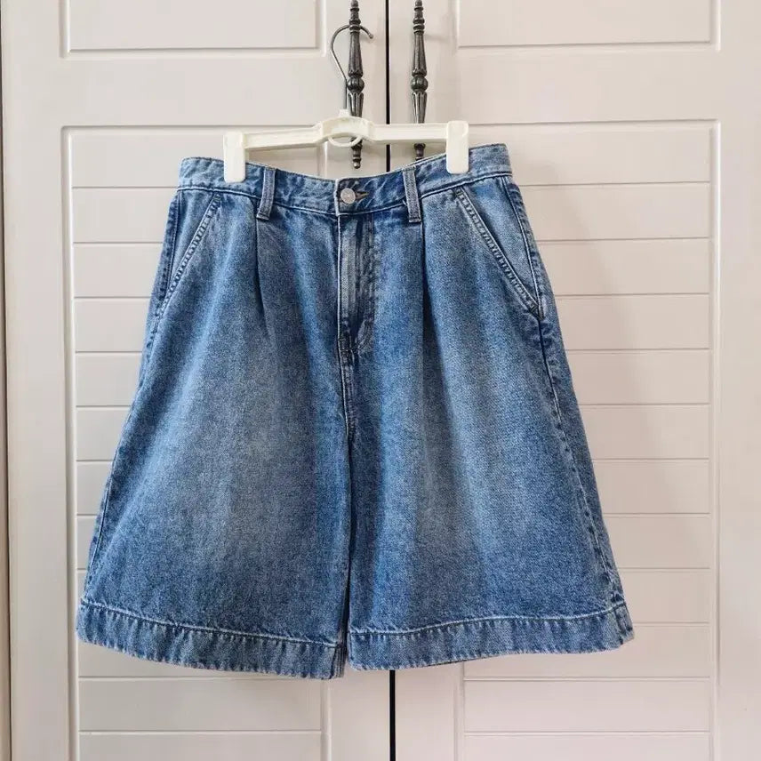 [BUNJANG] Bermuda Denim Shorts / 버뮤다 팬츠