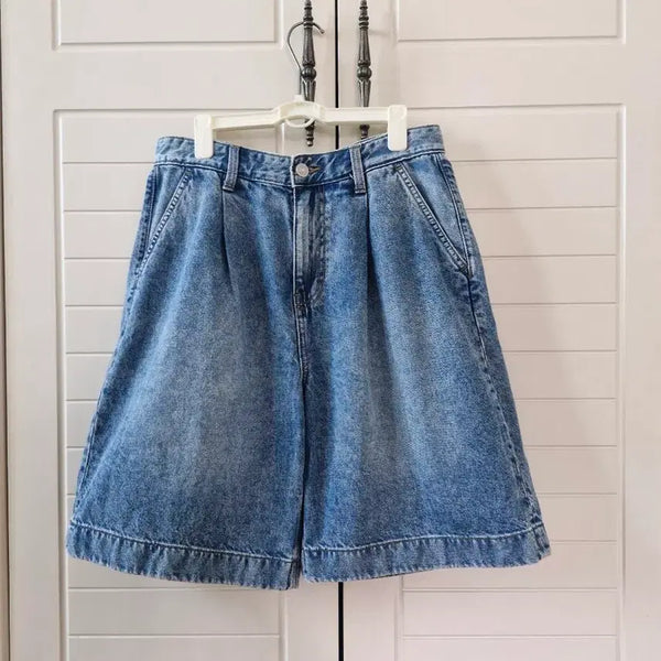 [BUNJANG] Bermuda Denim Shorts / 버뮤다 팬츠