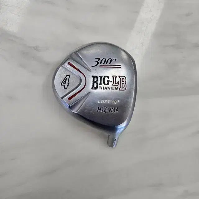 [BUNJANG] HONMA BIG-LB 300CC Series Titanium 4 Wood 18 Degree Used Golf Club Head / 혼마 BIG-LB 300CC시리즈 티타늄 4번 18도 중고우드헤드
