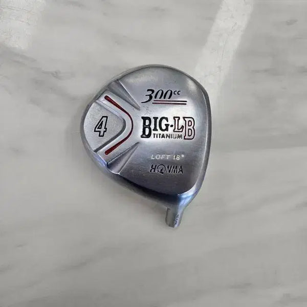 [BUNJANG] HONMA BIG-LB 300CC Series Titanium 4 Wood 18 Degree Used Golf Club Head / 혼마 BIG-LB 300CC시리즈 티타늄 4번 18도 중고우드헤드