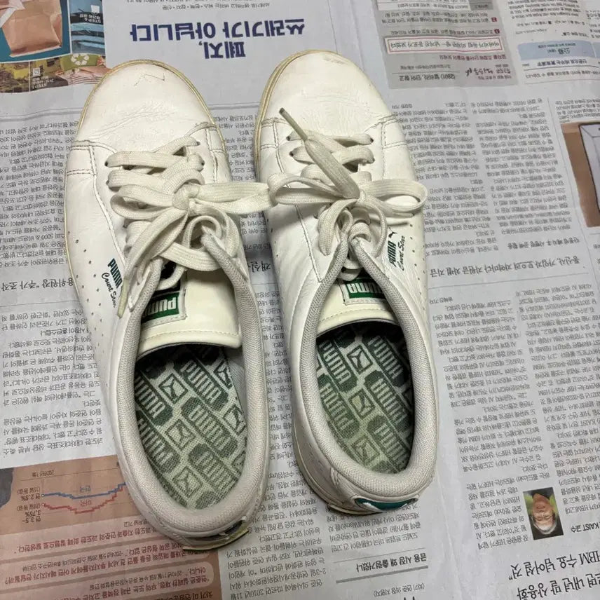 [BUNJANG] Puma White Sneakers Size 280 / 퓨마 화이트 스니커즈 280