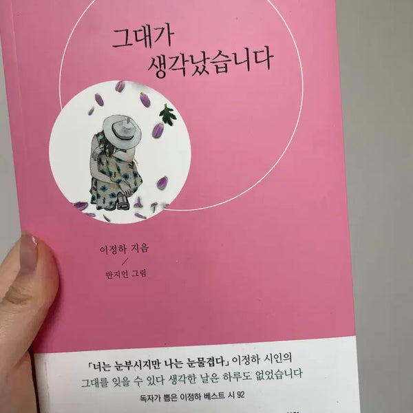 [BUNJANG] Lee Jeongha 'Thought of You' Photocard / 이정하 그대가 생각났습니다 판매