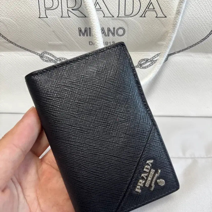 [BUNJANG] Prada Saffiano Organizer Wallet / [상태좋음/정품] 프라다 사피아노 오거나이저 지갑