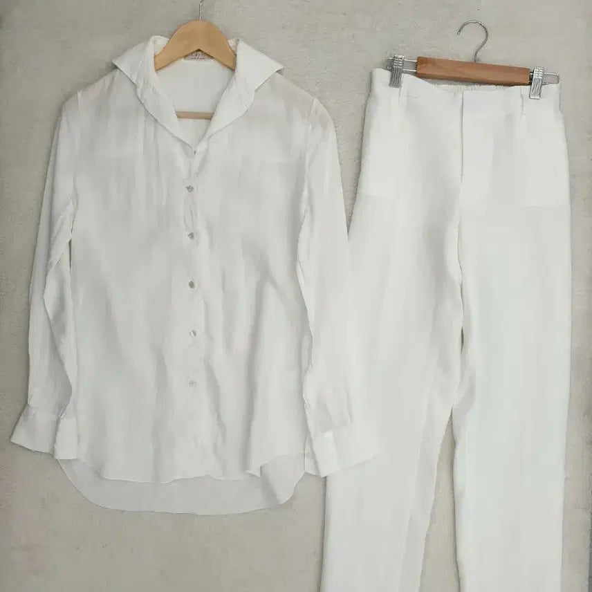 [BUNJANG] 100% Capri Linen Setup Set / 100%capri 린넨 셋업 (로로피아나 쿠치넬리)