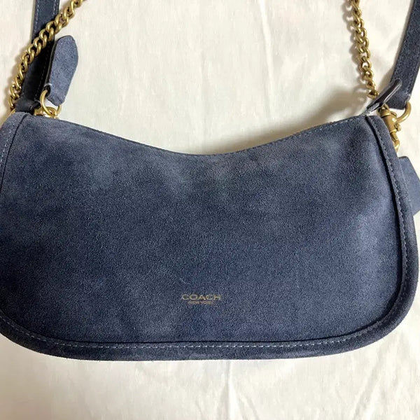 [BUNJANG] Coach Waverly Suede Shoulder Bag Crossbody B4/LD CDD78 / 코치 웨이벌리 숄더백 CDD78 B4/LD 숄더백 크로스백
