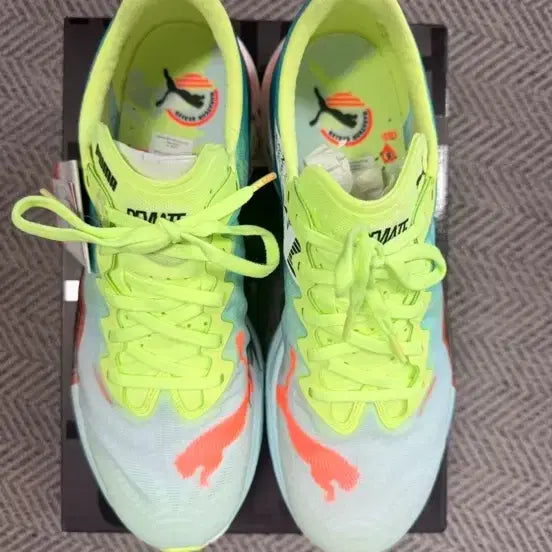 [BUNJANG] Puma Deviate Nitro Elite 3 Blue Fizzy Apple Running Shoes / 푸마 디비에이트 나이트로 엘리트 3 Blue Fizzy Apple 판매합니다.