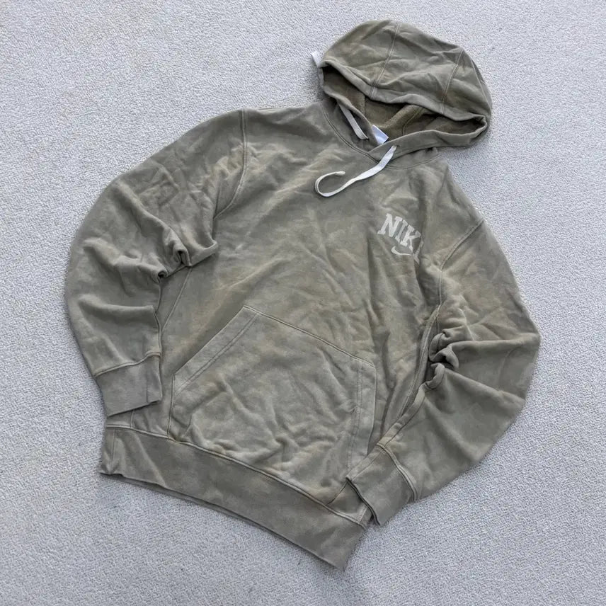 [BUNJANG] Nike Washed Arch Fleece Pullover Hoodie T-Shirt / XS 나이키 워싱 아치 플리스 풀오버 후드 티셔츠 0601E2