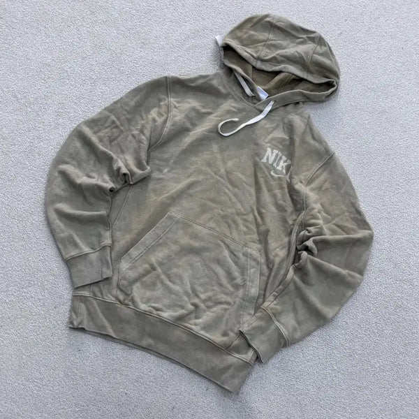 [BUNJANG] Nike Washed Arch Fleece Pullover Hoodie T-Shirt / XS 나이키 워싱 아치 플리스 풀오버 후드 티셔츠 0601E2