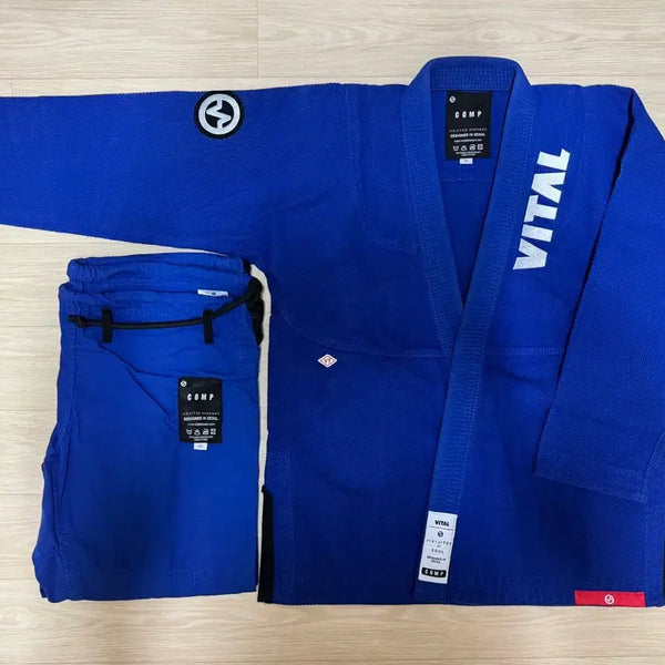 [BUNJANG] Vital Comp 2.0 Jiu Jitsu Gi Blue A3 / 바이탈 주짓수 도복 콤프 2.0 블루 A3