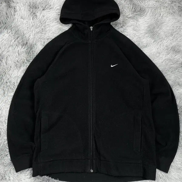 [BUNJANG] Nike Swoosh Original Fleece Hoodie Jacket L / 나이키 스우시 오리지날 플리스 후드 자켓y 6601
