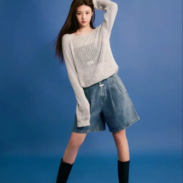 [BUNJANG] Marithe Francois Girbaud Bermuda Denim Shorts (Size S) / 마리떼 프랑소와 저버 버뮤다 데님 팬츠 s