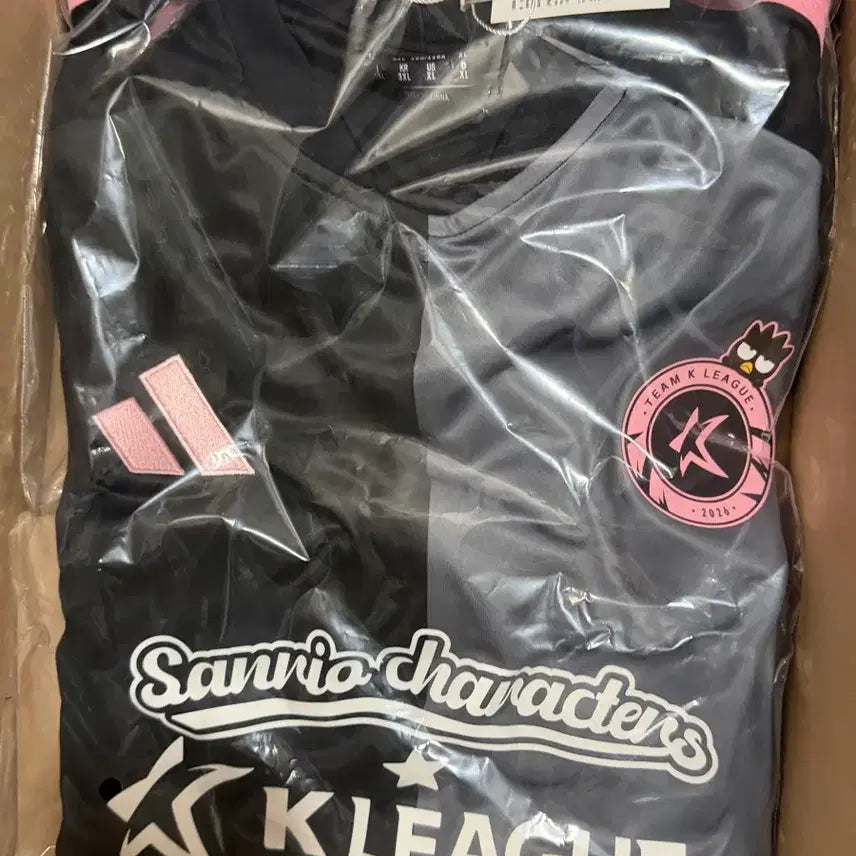 [BUNJANG] Adidas K League Sanrio Collaboration Jersey 3XL No-Name Black / 2026 아디다스 K리그 산리오 콜라보 져지 3XL 노마킹