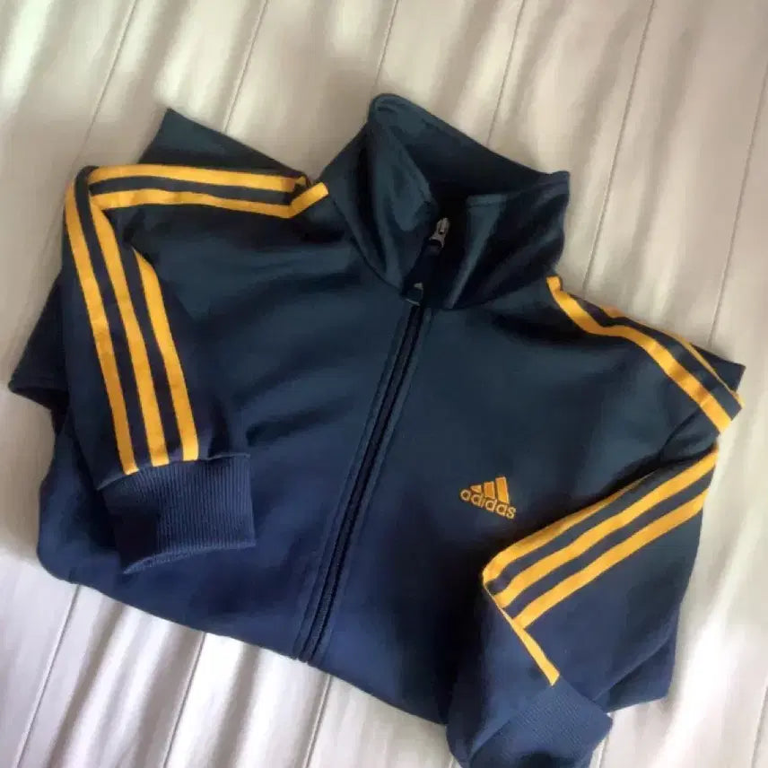 [BUNJANG] Adidas Unisex Jersey Navy & Yellow / 남녀공용) 아디다스 져지 네이비&옐로우
