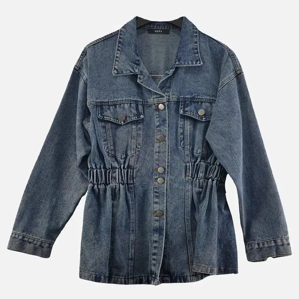 [BUNJANG] GGPX Navy Women's Denim Jacket N9049 / GGPX 네이비 여자 데님 자켓 FREE N9049