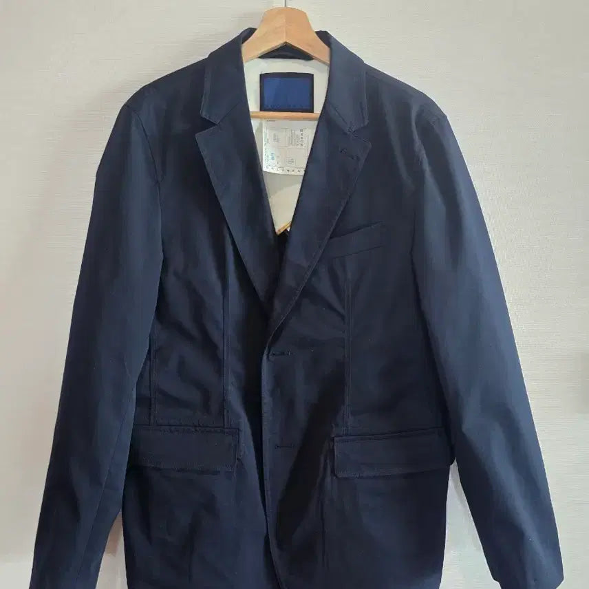 [BUNJANG] Document Poly Blazer L Navy / 도큐먼트 폴리 블레이저 L 네이비