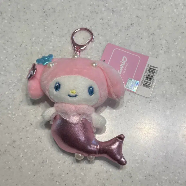 [BUNJANG] Sanrio My Melody Mermaid Keychain Bag Charm / 마이멜로디 정품 머메이드 인어 키링 새상품 가방걸이