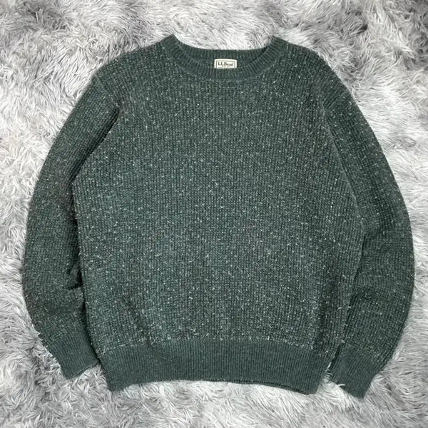 [BUNJANG] LL Bean Lambswool Round Knit L / LL BEAN 엘엘빈 램스울 라운드 니트y 6604