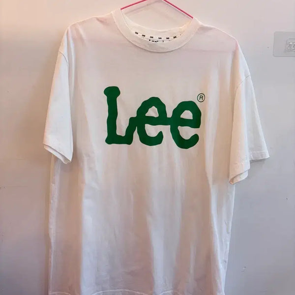 [BUNJANG] LEE T-Shirt White / 리 반팔티 화이트