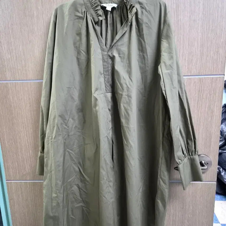 [BUNJANG] COS Cotton Long Blouse Shirt Dress / COS 코튼 롱블라우스 셔츠원피스 34