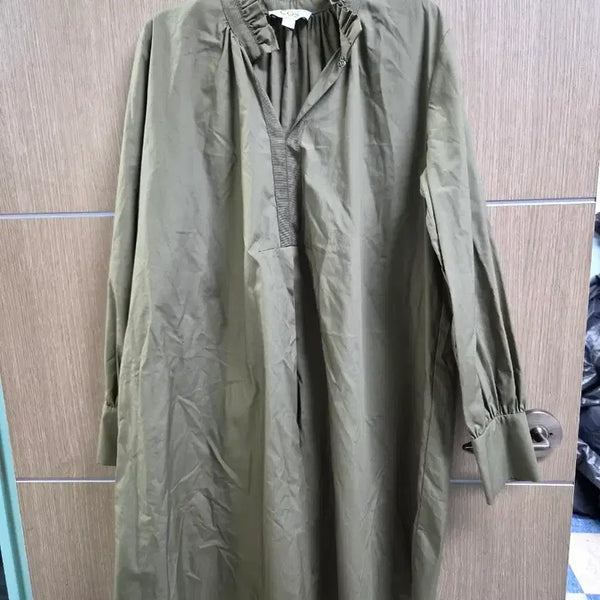 [BUNJANG] COS Cotton Long Blouse Shirt Dress / COS 코튼 롱블라우스 셔츠원피스 34