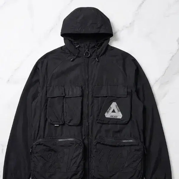 [BUNJANG] Palace Two Pocket Nylon Windbreaker Jacket XL Black / [정품]팔라스 투포켓 나일론 윈드브레이커 자켓 XL블랙