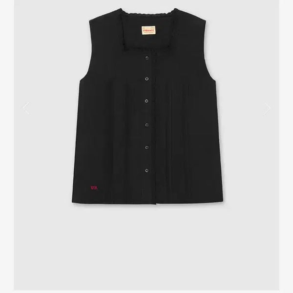 [BUNJANG] Urbankin Anciennes Sleeveless Black / 얼바닉 앙시엔느 슬리브리스 블랙 Anciennes sleeveless
