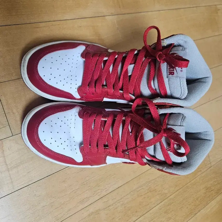 [BUNJANG] Air Jordan 1 High Red White / 에어 조던 1 하이 레드 화이트
