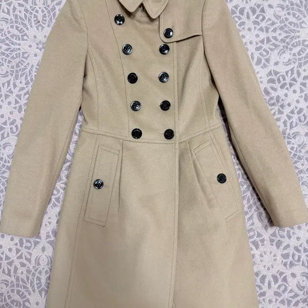 [BUNJANG] Burberry Beige Wool Blend Coat / 버버리 코트