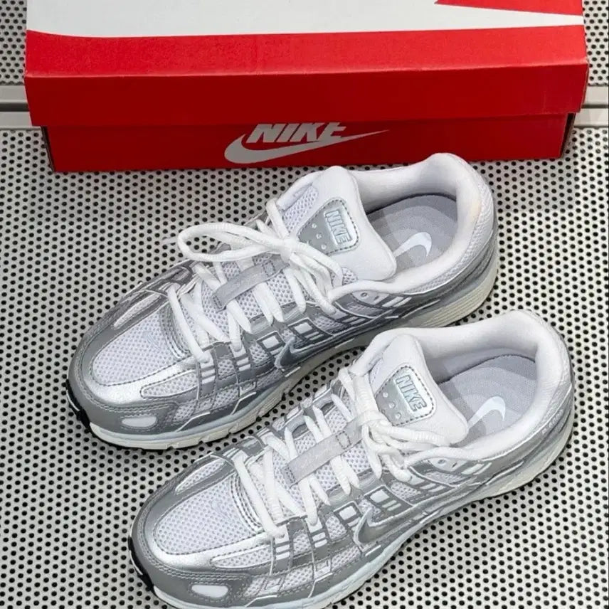 [BUNJANG] Nike Women's P-6000 Sneakers White Blue Tint / 나이키 여자 운동화 P-6000 화이트 블루 틴트